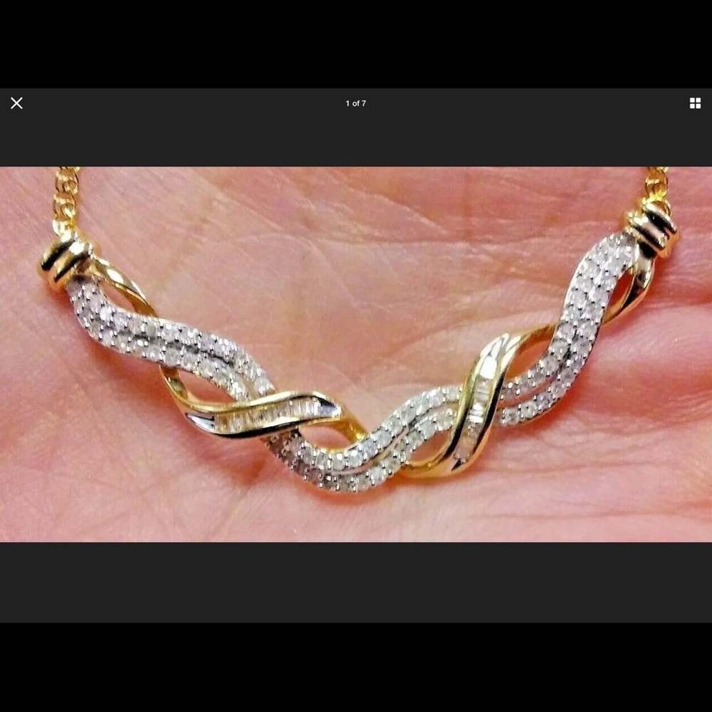 14K real gold and 100% diamonds